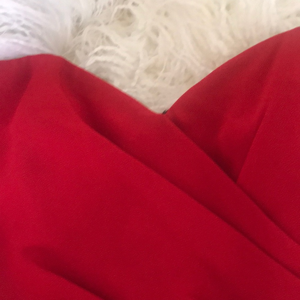 ❤️Anne Klein Red Strapless Cocktail Dress - Small - Picture 5 of 8